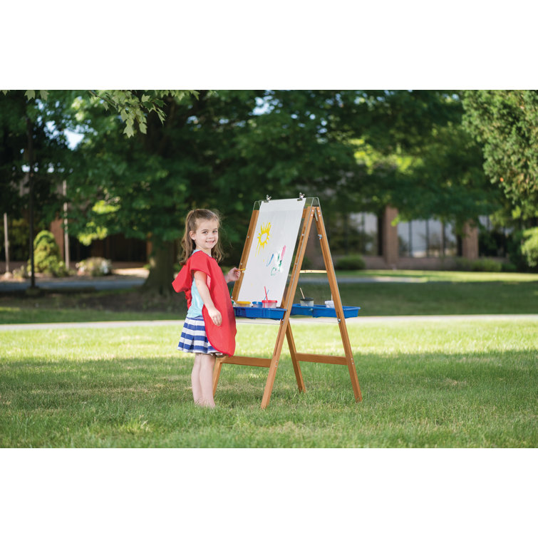 Childcraft Folding Adjustable Wood Board Easel Wayfair